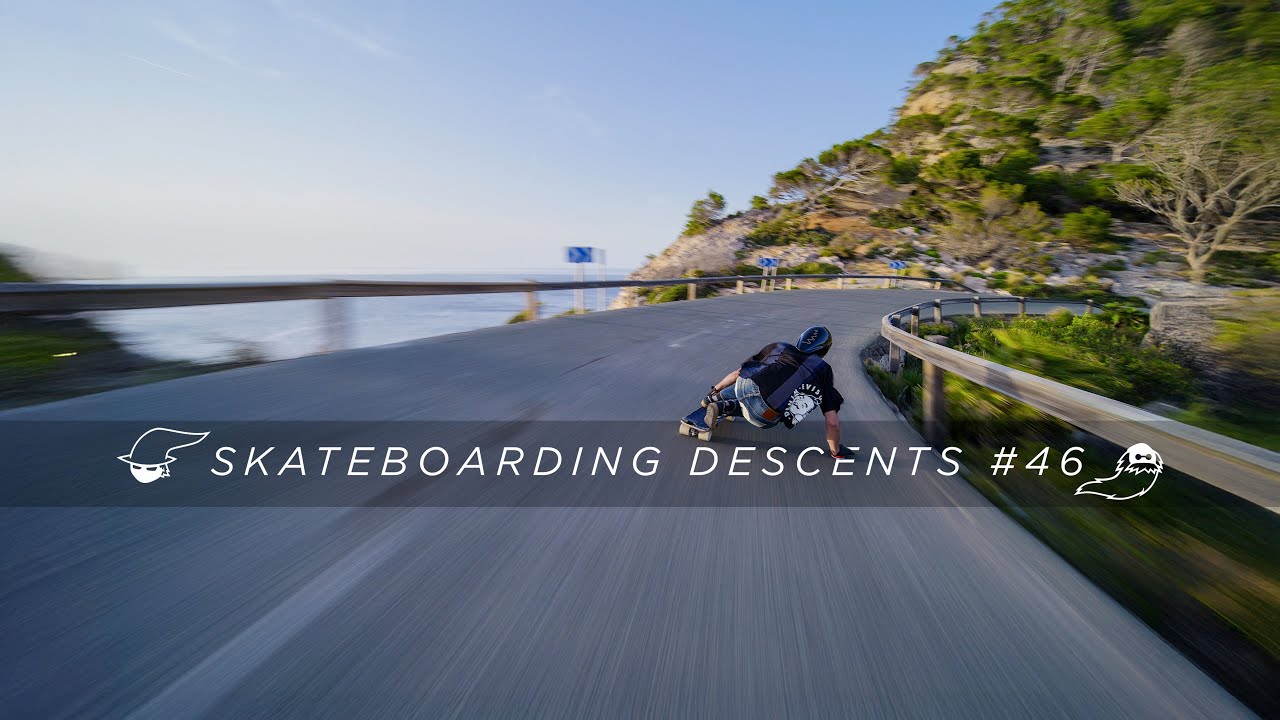 Skateboarding Descents #46 : Diego Poncelet Goes Full Speed on Mallorca’s Wild Road