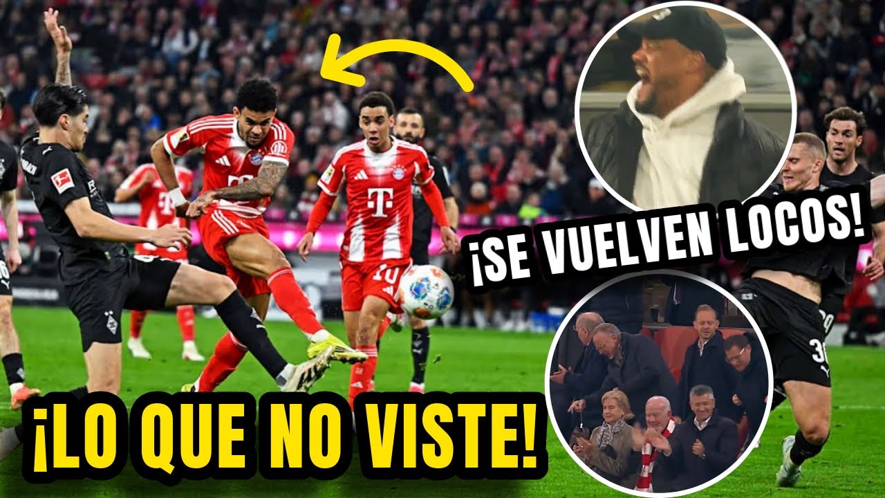 😱¡ALEMANES IMPACTADOS! DIRECTIVOS del BAYERN ENLOQUECEN al ver el GOLAZO de LUIS DIAZ