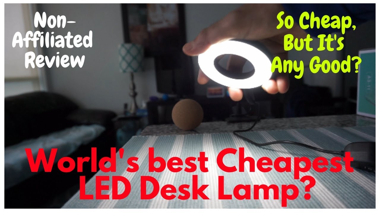 World's Best Cheapest LED Desk Lamp? | Foneso LED Flexible Gooseneck Desk Lamp Review