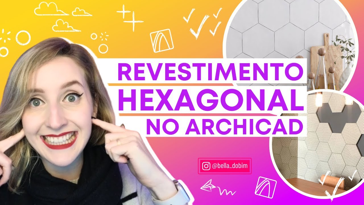 COMO MODELAR REVESTIMENTO HEXAGONAL NO ARCHICAD | Aula 25 - Archicad para Iniciantes