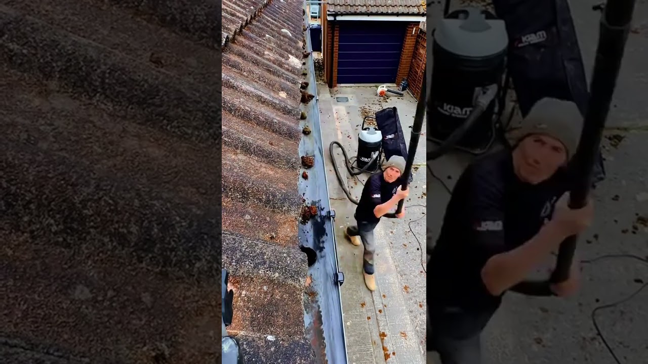 Ac dominating with the Kiam CYCLONE® Gutter Vac from 