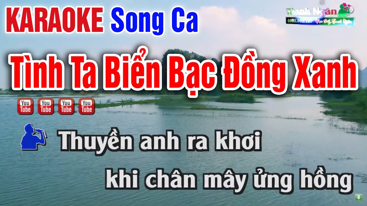 Tình Ta Biển Bạc Đồng Xanh KARAOKE Song Ca 2026 - Nhạc Sống Thanh Ngân