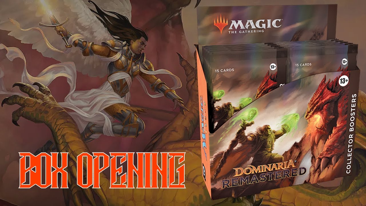 Dominaria Remastered Collectors Booster Box Opening! | MTG |