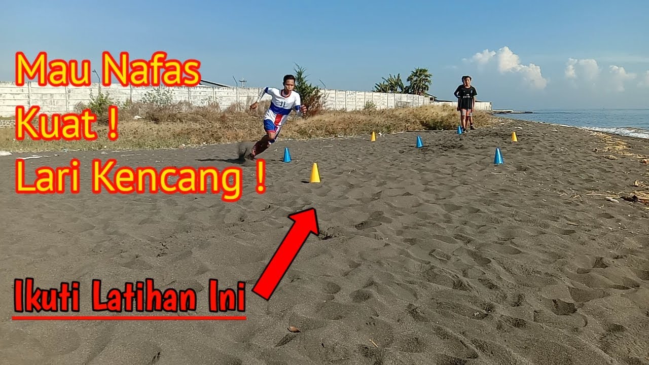 5 Model latihan fisik di pantai - Nafas kuat, lari jadi kencang