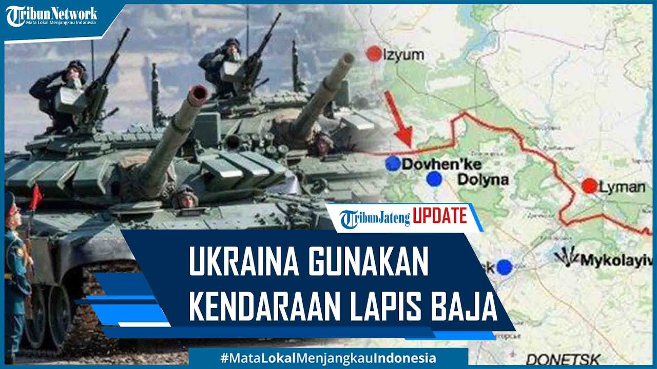 Ukraina Gunakan Kendaraan Lapis Baja Rampasan Perang Serang Balik Rusia