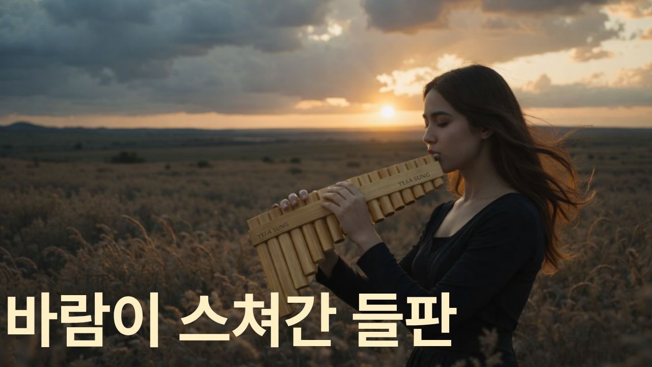 바람이 스쳐간 들판 | Pan Flute Emotional Music