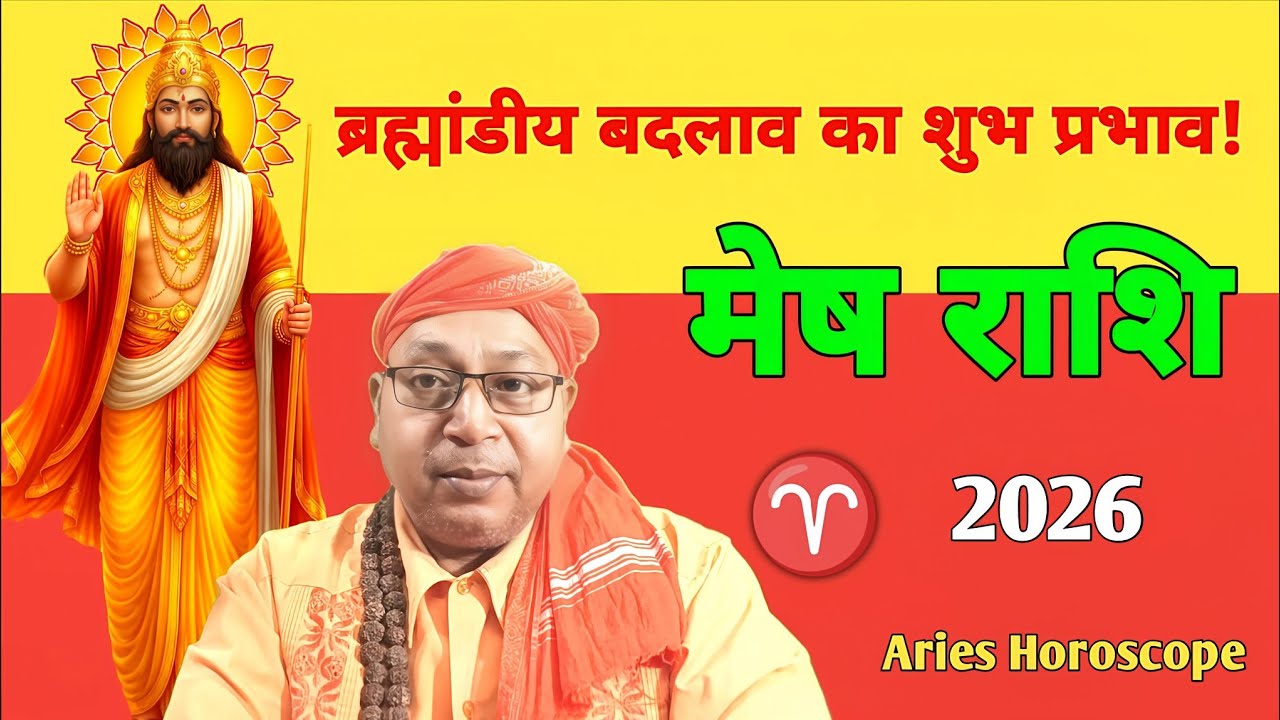 मेष राशि: आत्मविश्वास से सफलता! ♈ 2026