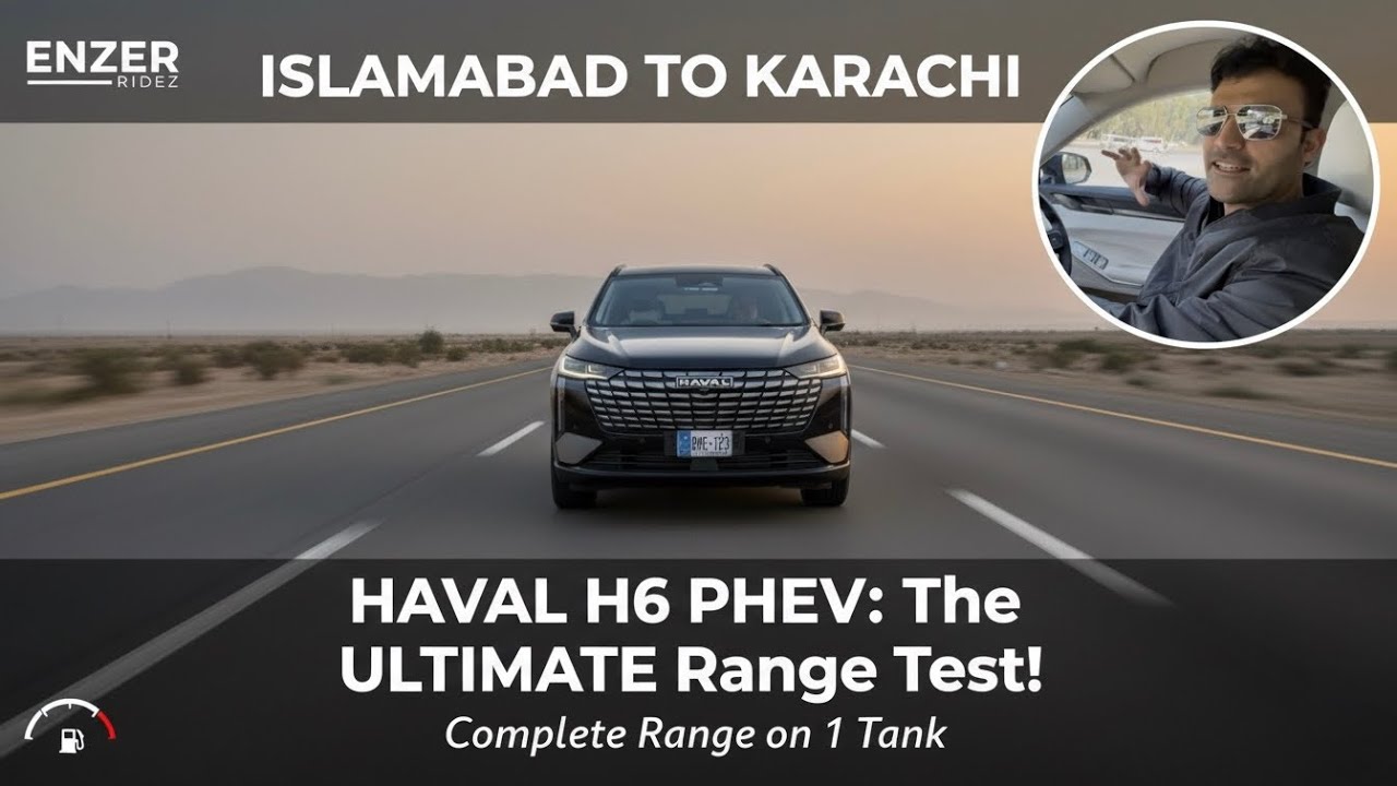 Haval H6 PHEV Complete Range Test | Islamabad to Karachi | One Fuel Tank Challenge