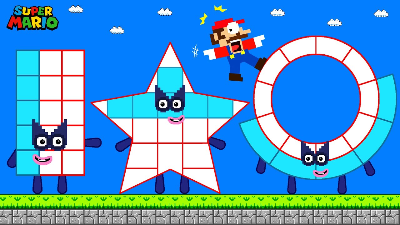 Finish The Pattern? Mario vs Weird Funny Number 10 11 12 ➕ Addition Special Maze | Game Animation