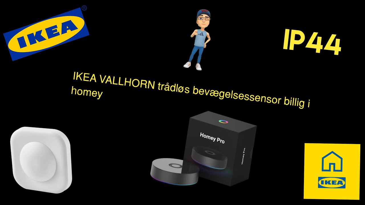 IKEA VALLHORN trådløs bevægelsessensor billig i homey