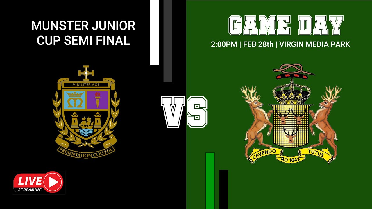 Munster Junior Cup Semi Final  PBC V BGS