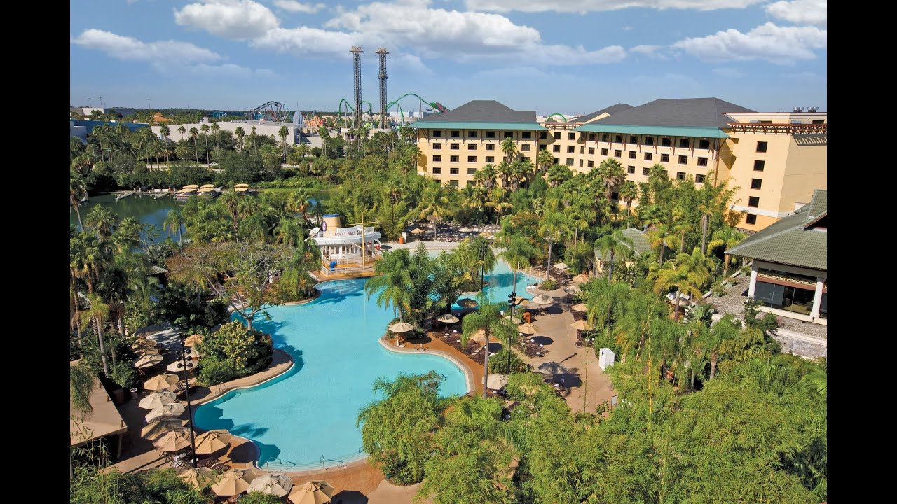 Universal Orlando Loews Royal Pacific Hotel 2013 Tour and Overview HD