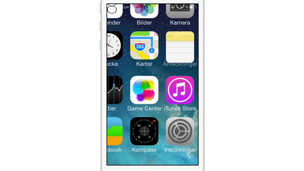 VIdeogenomgång av iOS 7 Del 4 (Arkivmaterial)