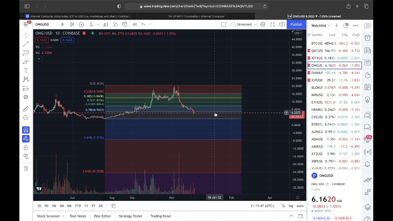 OMG Coin- Price Prediction-  Technical Analysis December 6th 2021