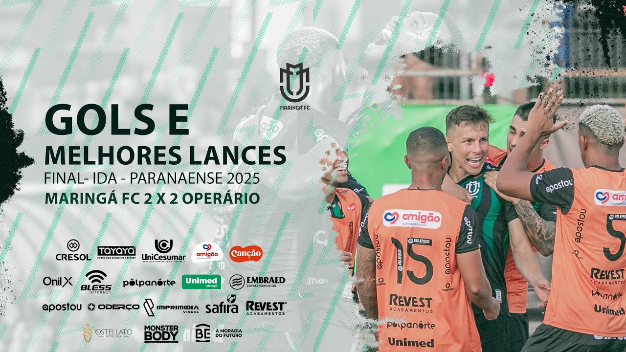 Gols e melhores momentos - Maring&aacute; 2 x 2 Oper&aacute;rio - Final Ida - Paranaense 2025