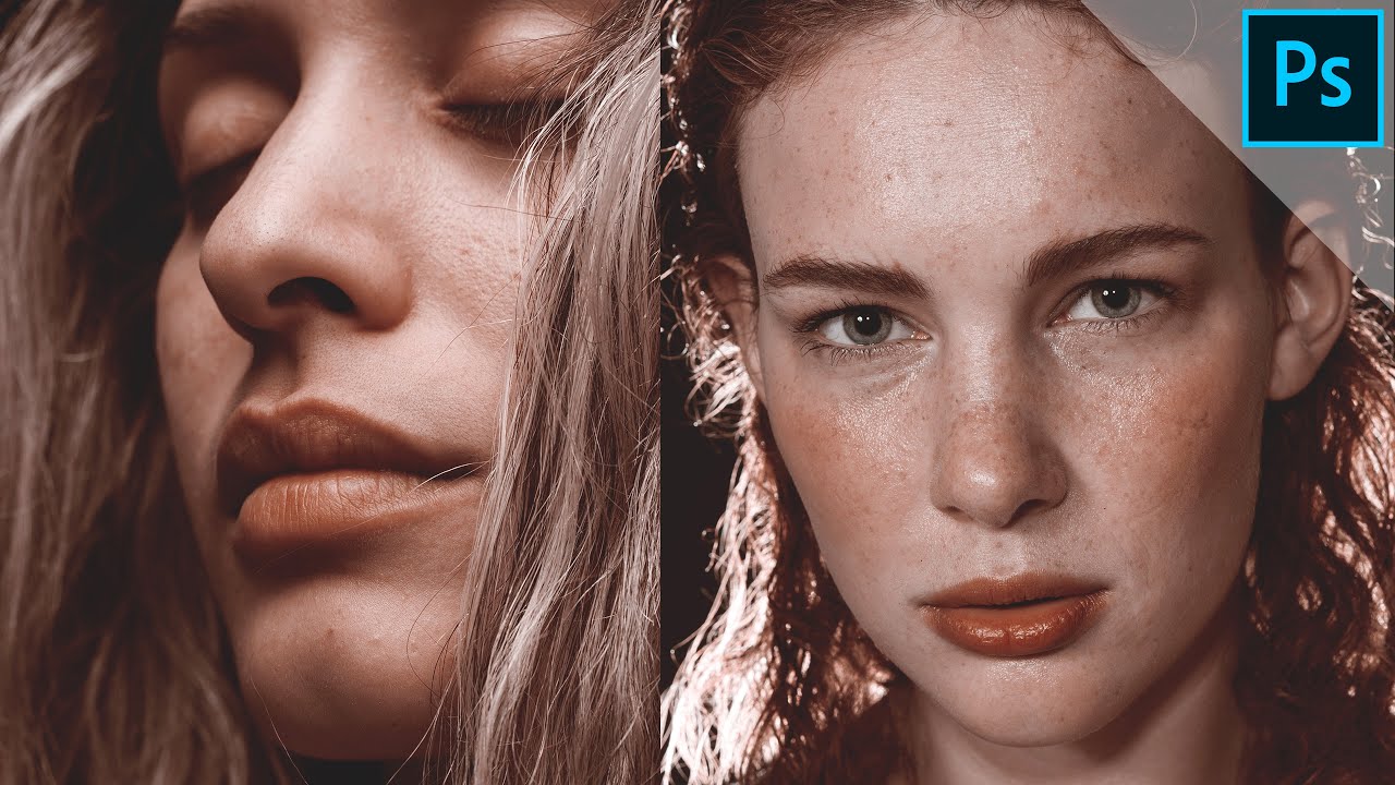 Rose gold portrait color grading | PHOTOSHOP TUTORIAL