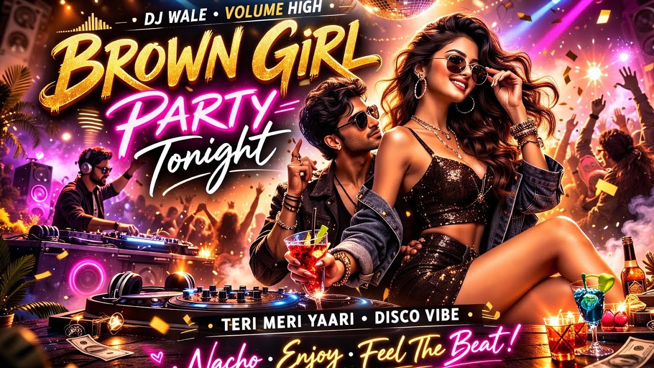 Brown Girl Party Tonight Official Song |  Bollywood party song | Club Anthem 2026 