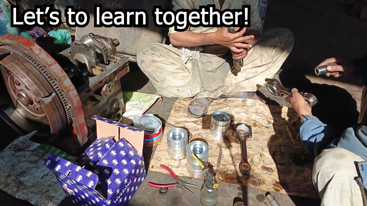 M.F.240 engine rebuild (part.1)