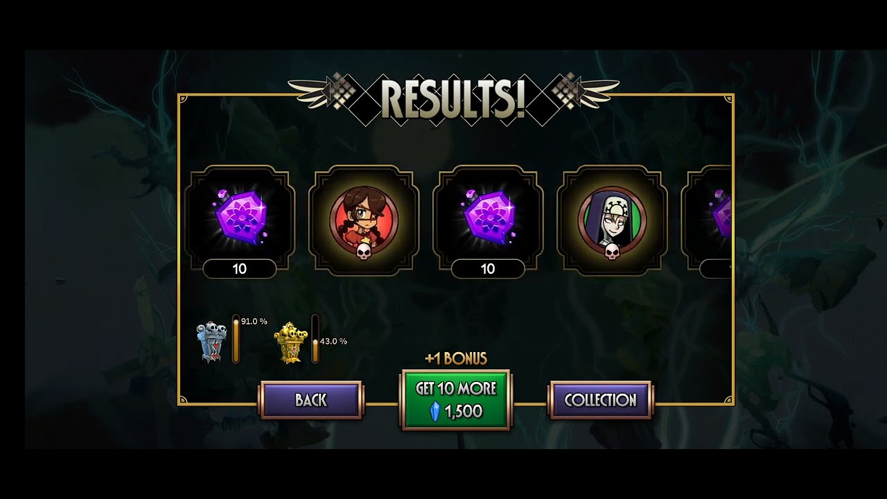 getting the 10 pull for viled premier relic