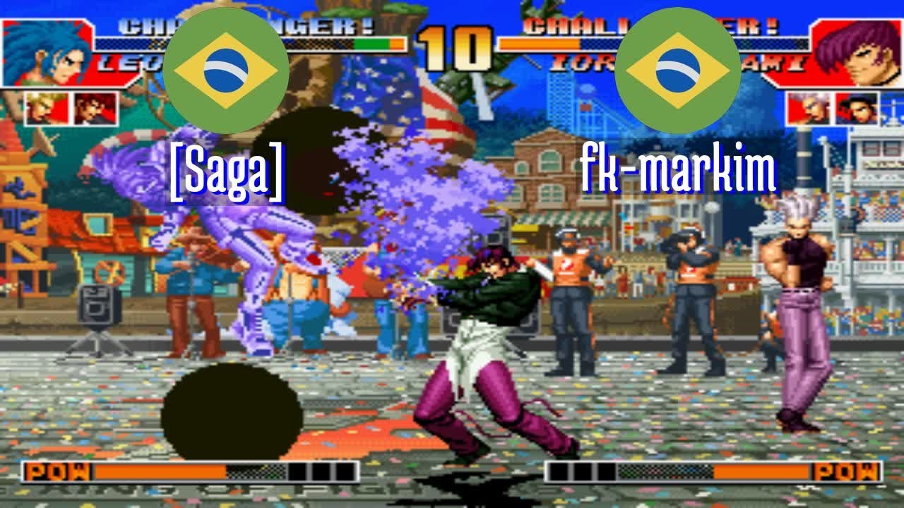 FT5 @kof97: [Saga] (BR) vs fk-markim (BR) [King of Fighters 97 Fightcade] Jan 26