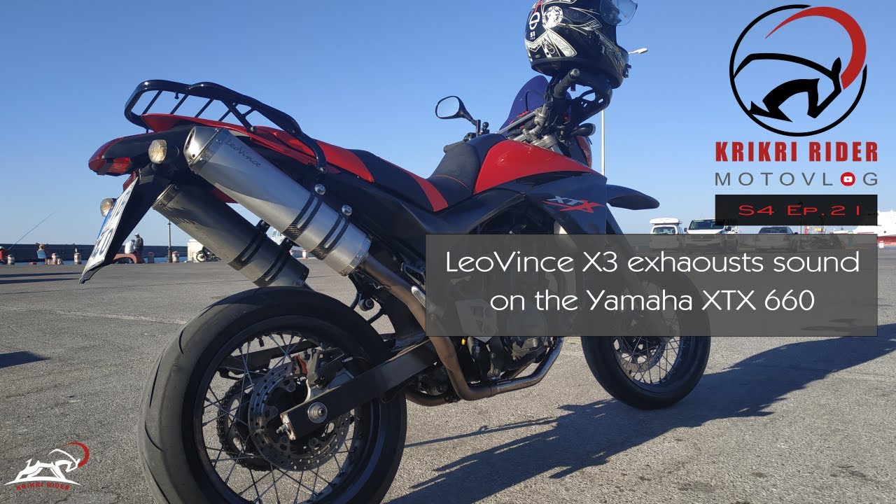 Yamaha XTX 660 LeoVince X3 exhausts sound. |  S4, Ep.21