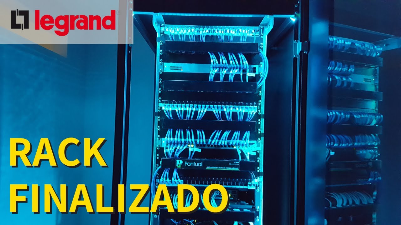 O RACK LEGRAND | 44u de Organização e Detalhamento | PROJETO JS PEÇAS | FINAL