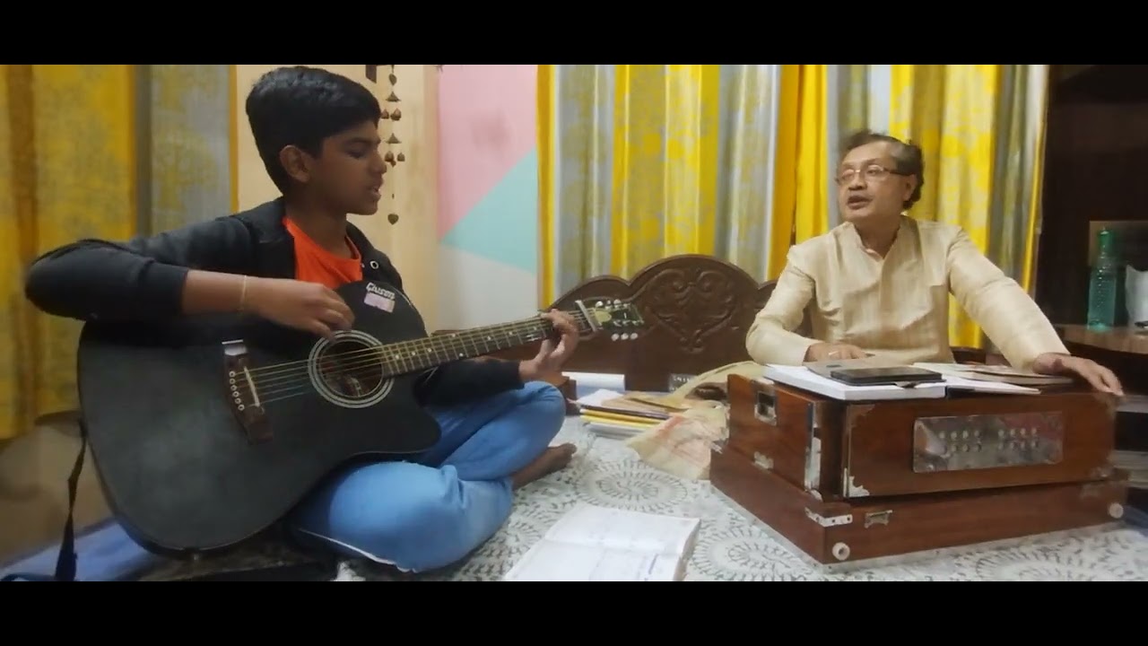 Practicing music at my home