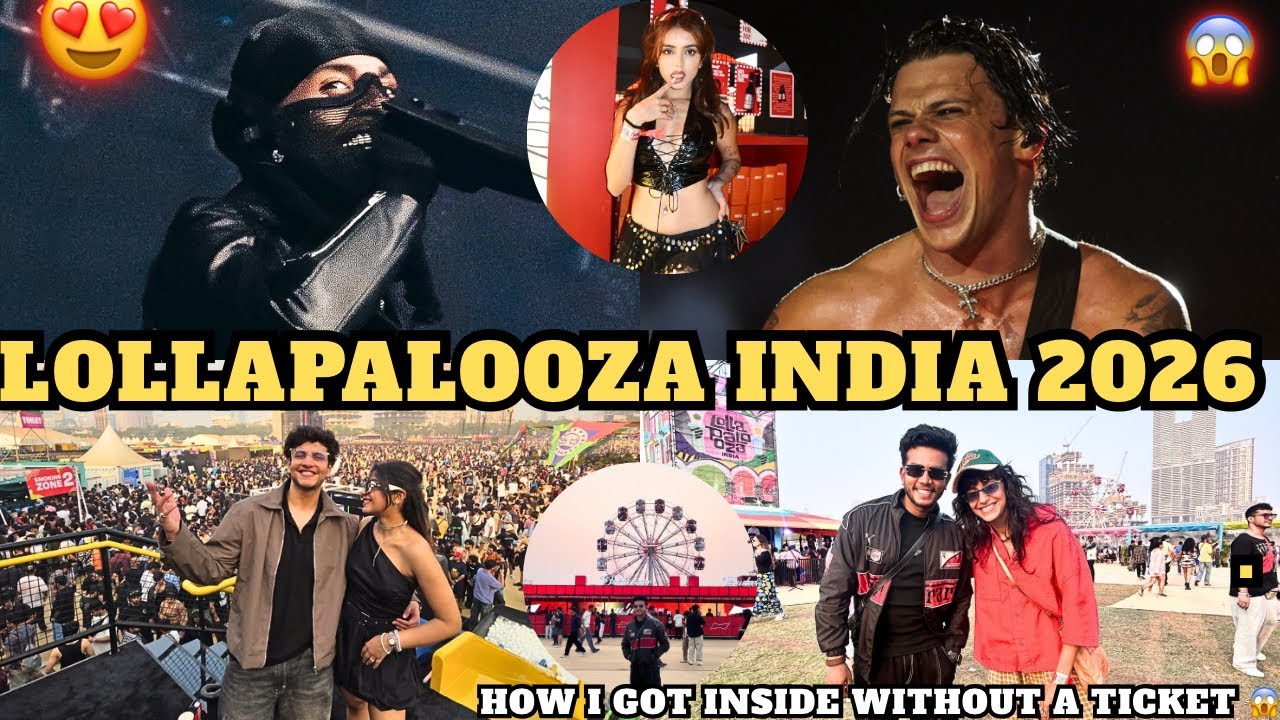Lollapalooza India 2026 Day 1 Vlog | @playboicarti , @yungblud  Live Full Concert 