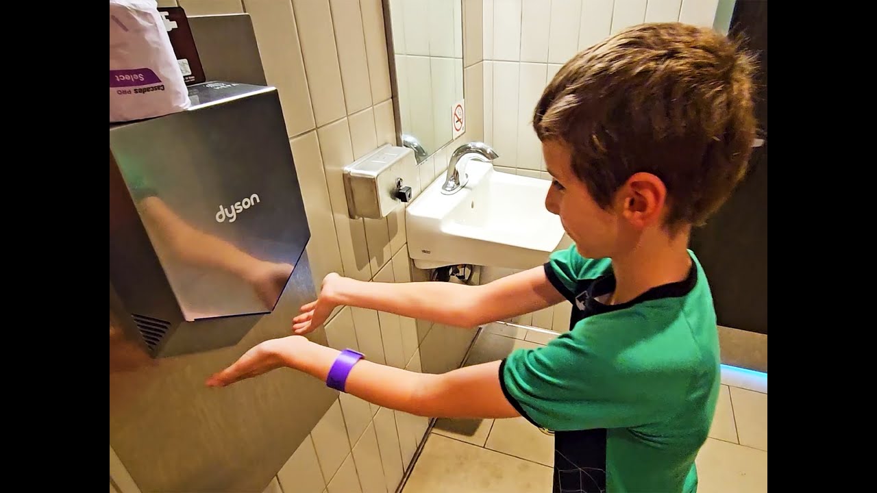 Dyson Airblade V Hand Dryer At Starbucks