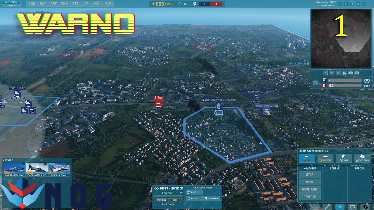 Learning to play WARNO Ep1 | NATO vs PACT skirmish | Medium AI opponent | My very first skirmish