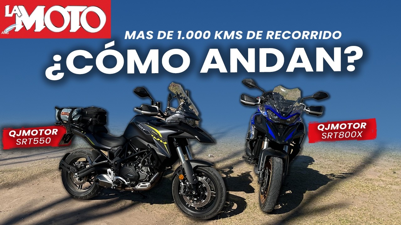 COMPARATIVO DE 1.000 KMS | QJMotor SRT550 y SRT800SX, de Buenos Aires a Epecuén