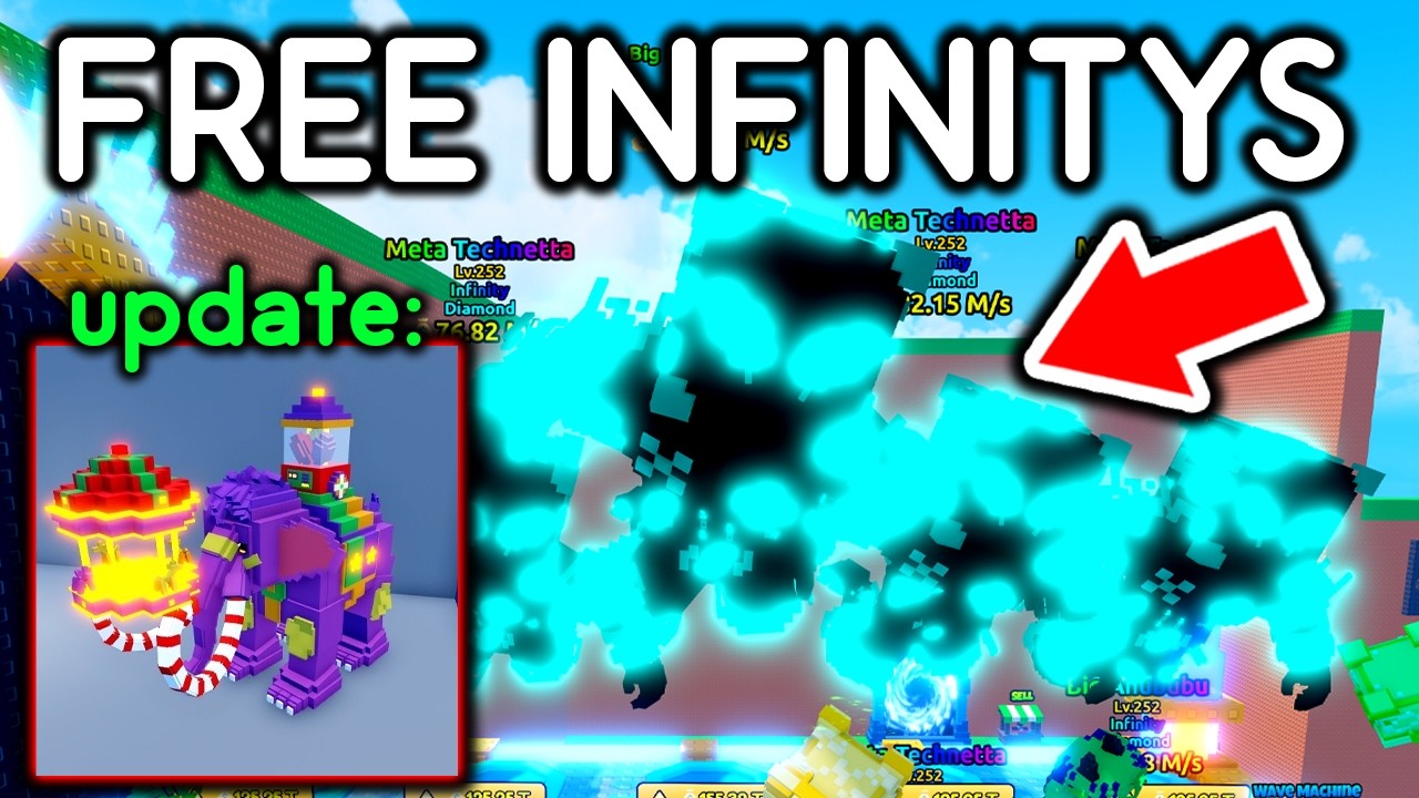 NEW UPDATE ADMIN ABUSE + GIFTING FREE INFINITY BRAINROTS in Roblox Escape Tsunami For Brainrots