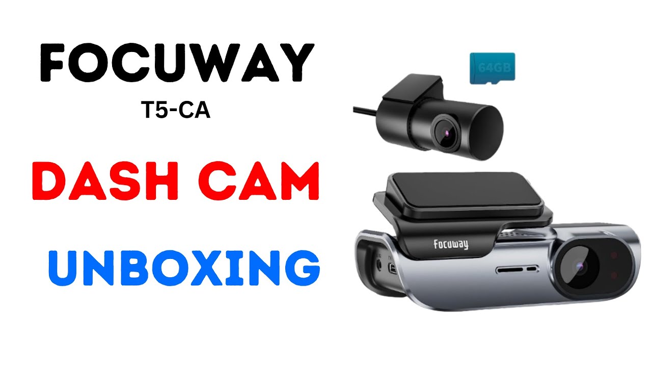 FOUCWAY T5-CA 4K DASH CAM UNBOXING FOUCUWAY Dash Cam Front 4K Rear 1080P Hidden Dash Cam 5GHz WiFi