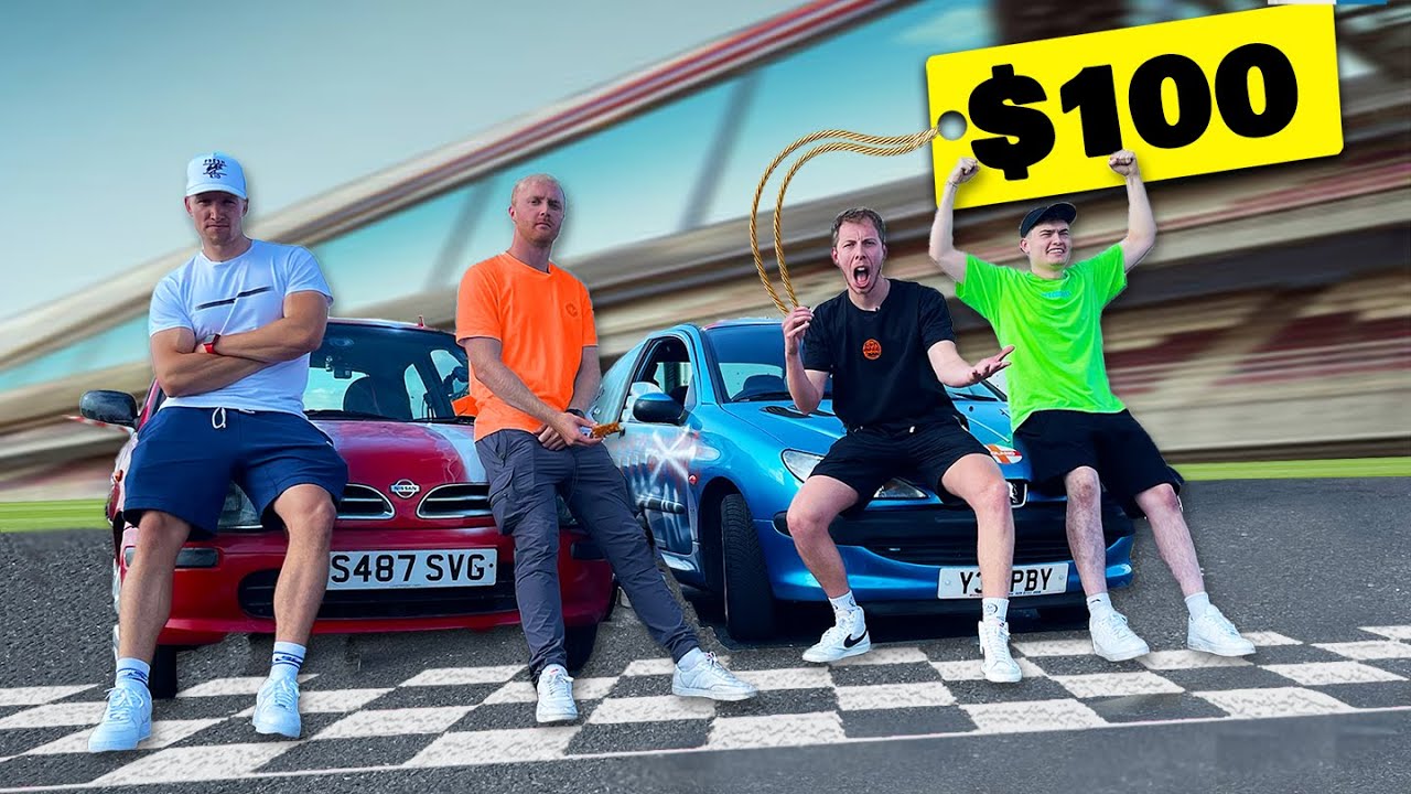 CHEAP $100 YOUTUBER CAR RACE (FINAL)