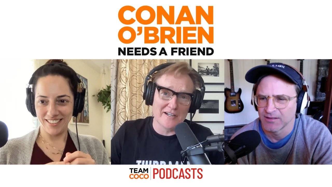 Conan Workshops Slogans For The Podcast | Conan O&rsquo;Brien Needs a Friend
