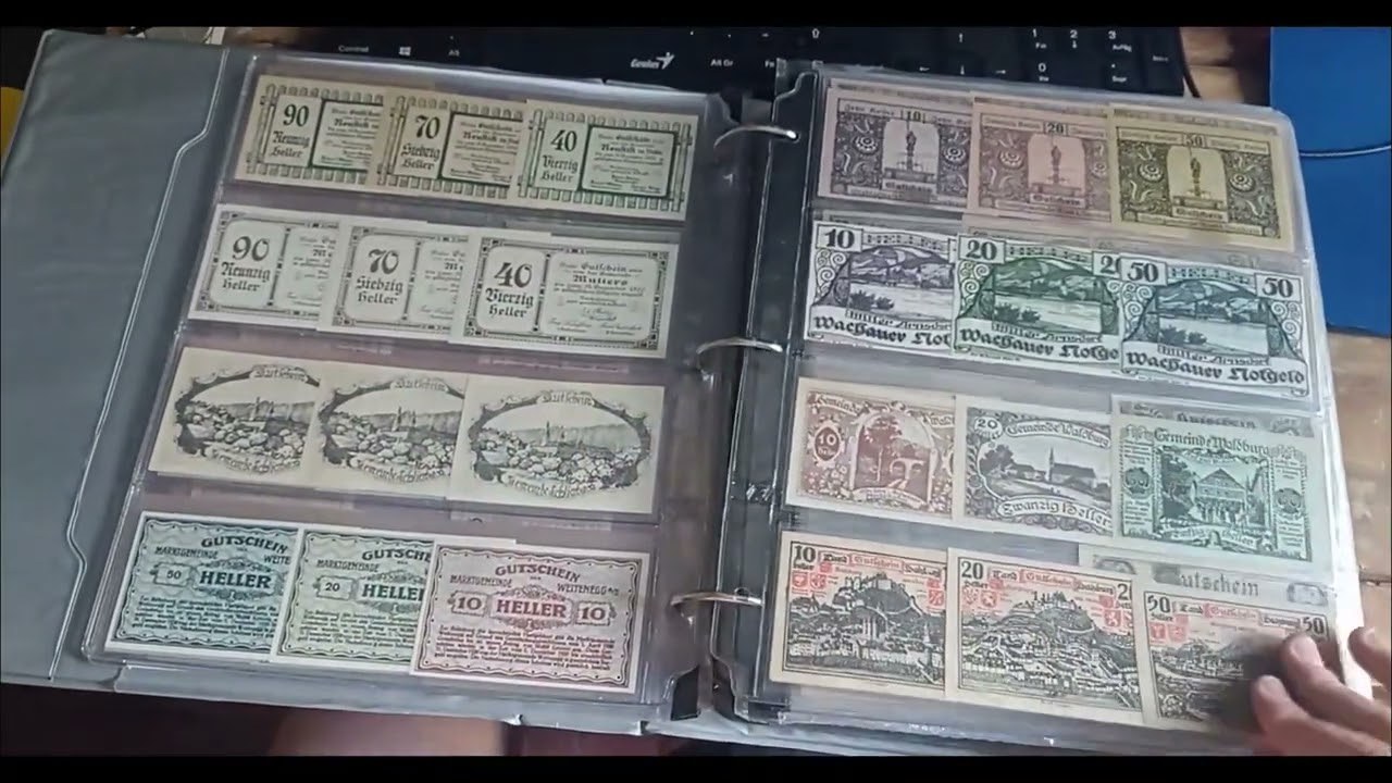 German Notgeld and Paper Money Colection/Colección de Notgeld y Papel Moneda Alemán