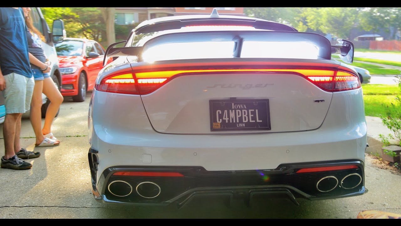 2023 NEW KIA STINGER BUILD PART 1 - ADRO V3 SPOILER INSTALL