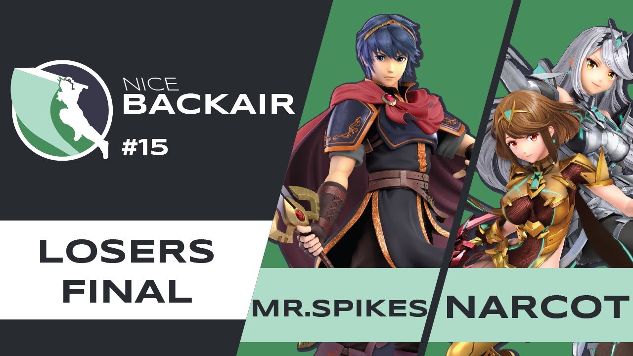 Losers Final | Mr. Spikes (Marth) vs NArcot (Pyra Mythra) | Nice Backair #15
