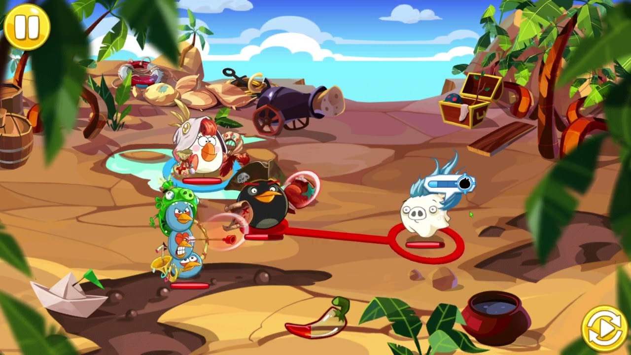 Прохождение Angry Birds Epic со стартовым снаряжением (19/19)