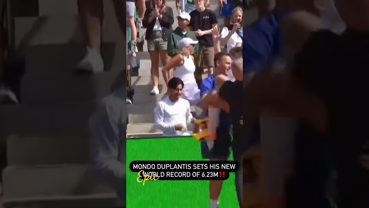 Mondo Duplantis: the new world record in pole vault is 623 cm🤩
