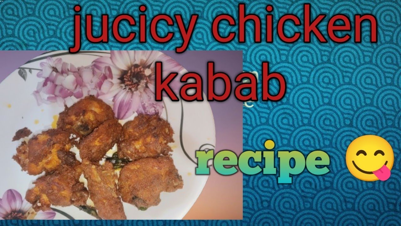 #juicy Chicken Kabab Recipe | Crispy outside, juicy inside 😋🍗#viral 