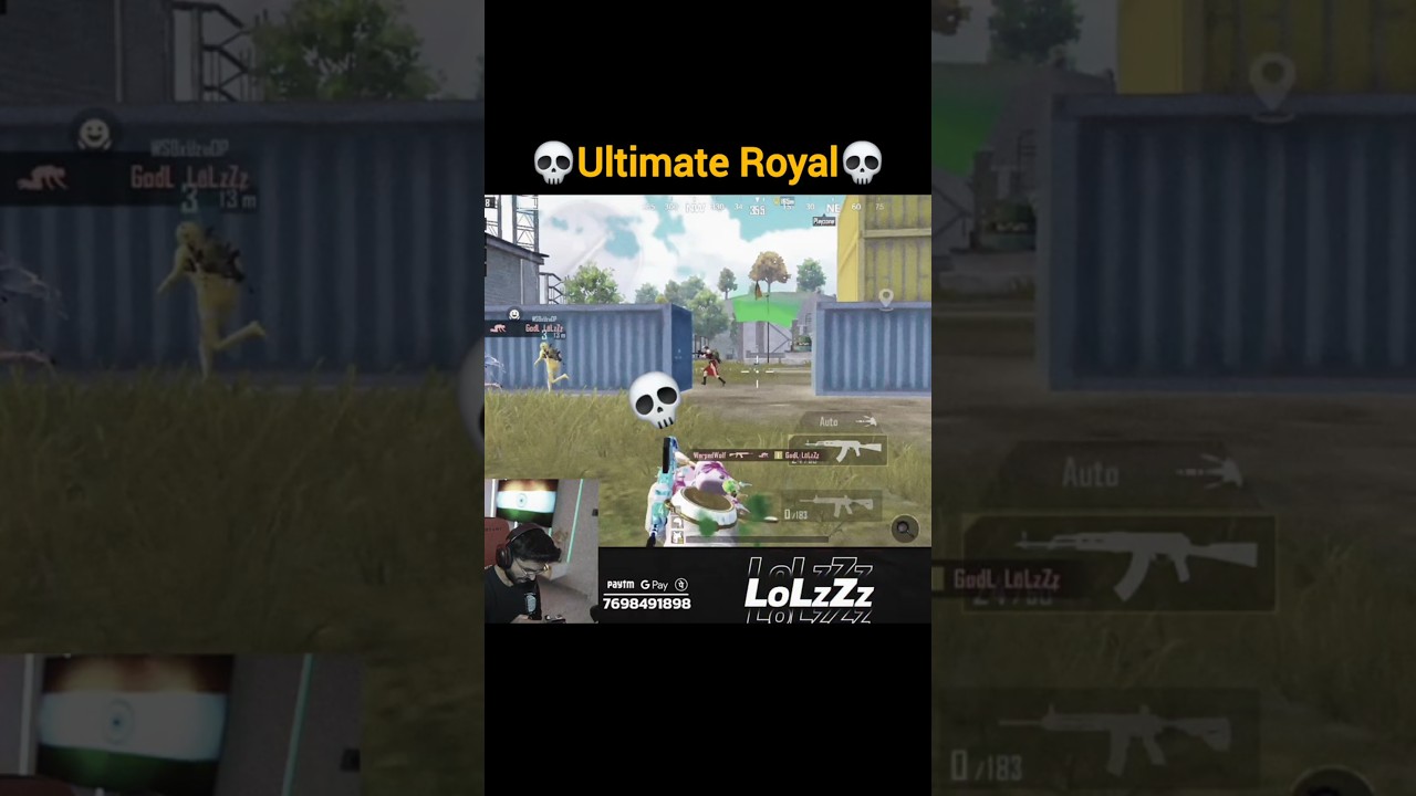 Enemy Auraaa +1000 😱| Welcome To Ultimate Royal ☠️| @LoLzZzGaming &hearts;️| #shorts