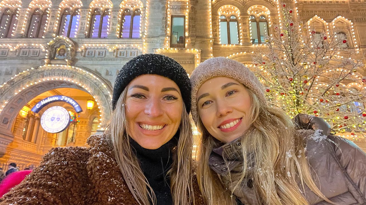 🎄VISITAMOS CON MI AMIGA RUSA FERIA de NAVIDAD en MOSCÚ | ES CÓMO en MÉXICO?
