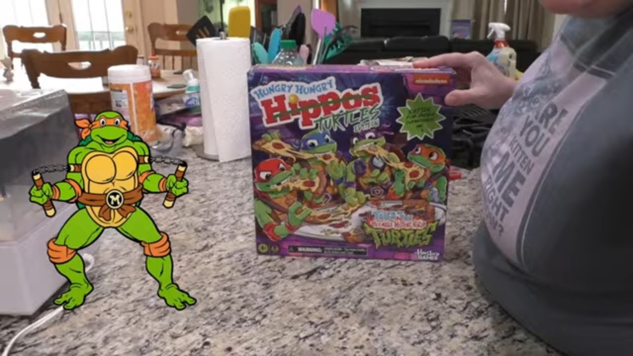 Hungry Hungry TMNT  Game From Amazon Review! 🐢
