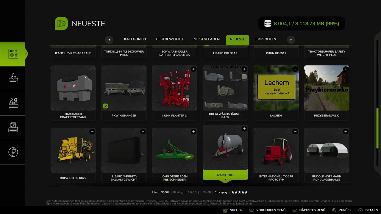 Ls25 Server heißt Kartoffel ihr könnte alle drauf kommen Konsole und pc mit DLC Packete