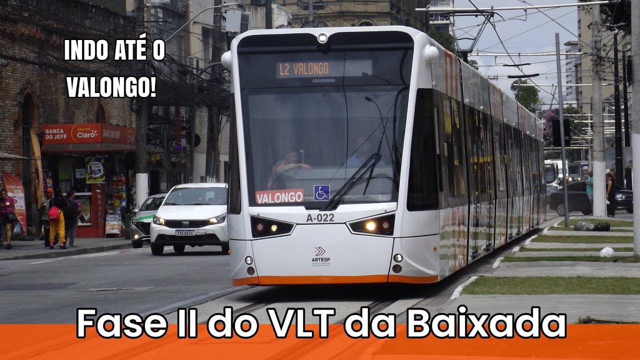 VLT da Baixada | Conheça o Novo trecho (Fase II) em Operação Assistinda
