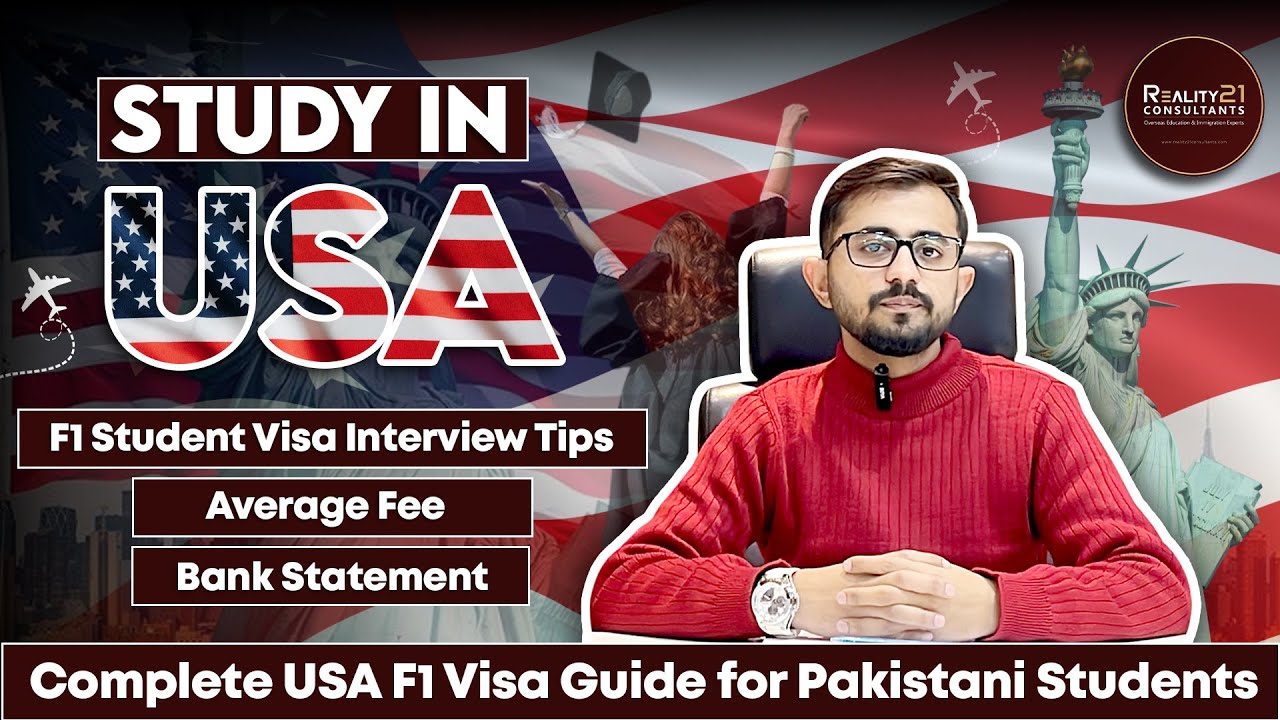 Study in USA | Complete Guide for US Student Visa from Pakistan | Visa Interview Tips #studyinusa