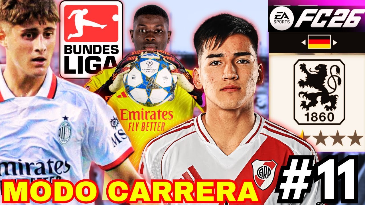 FC 26 Modo Carrera | EL SUEÑO CHAMPIONS del 1860 Múnich 🔥 Últimos partidos