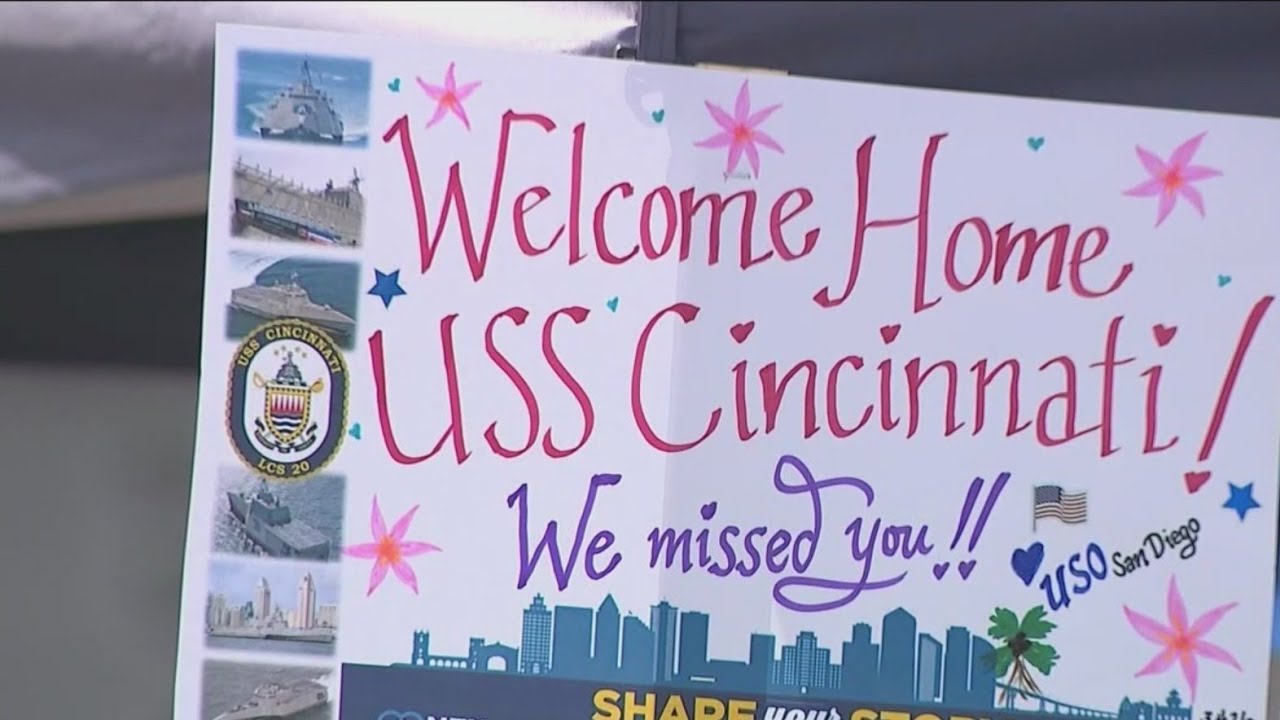 USS Cincinnati returns home