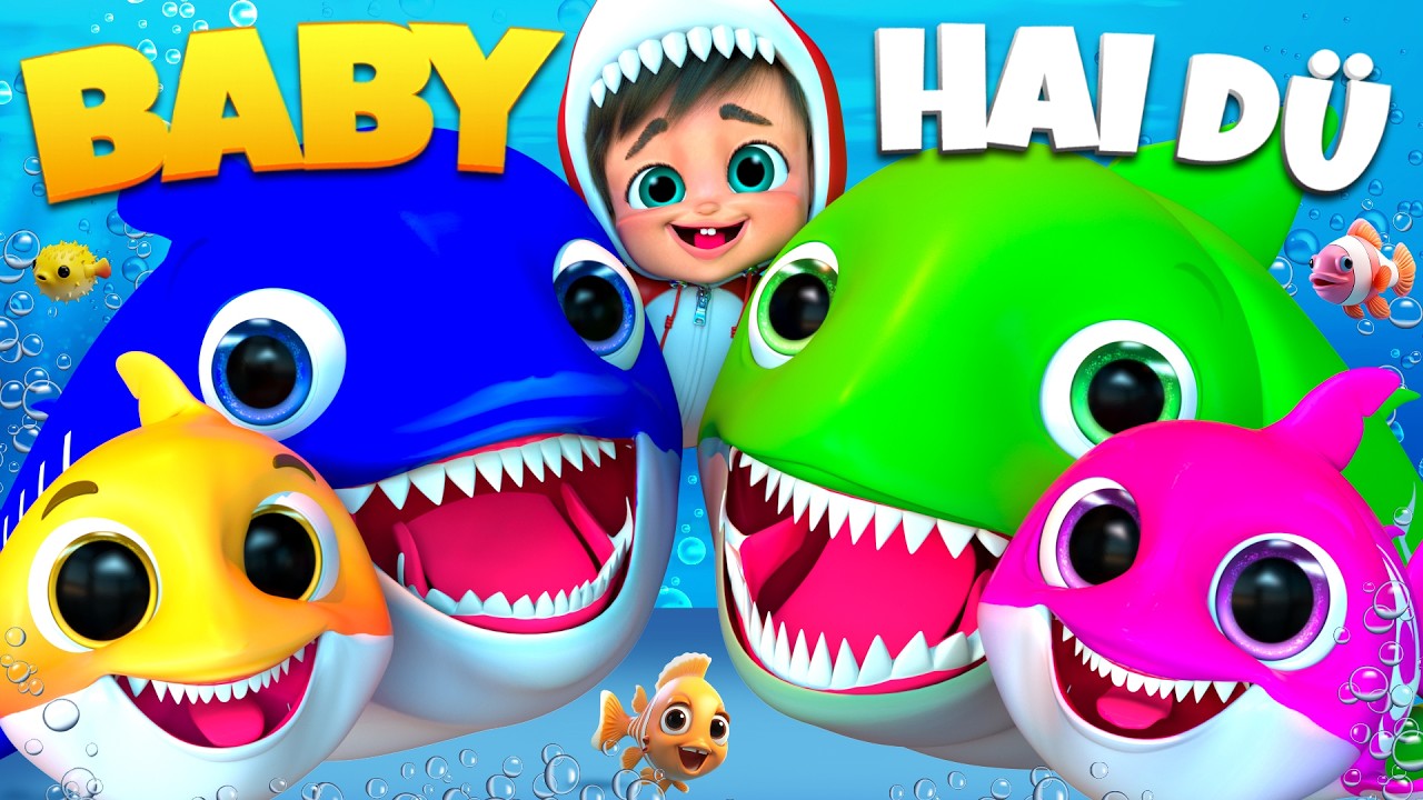 Baby Hai Familienlied | Kinderreime für Kinder | Super Luca Deutsch #kinderlieder